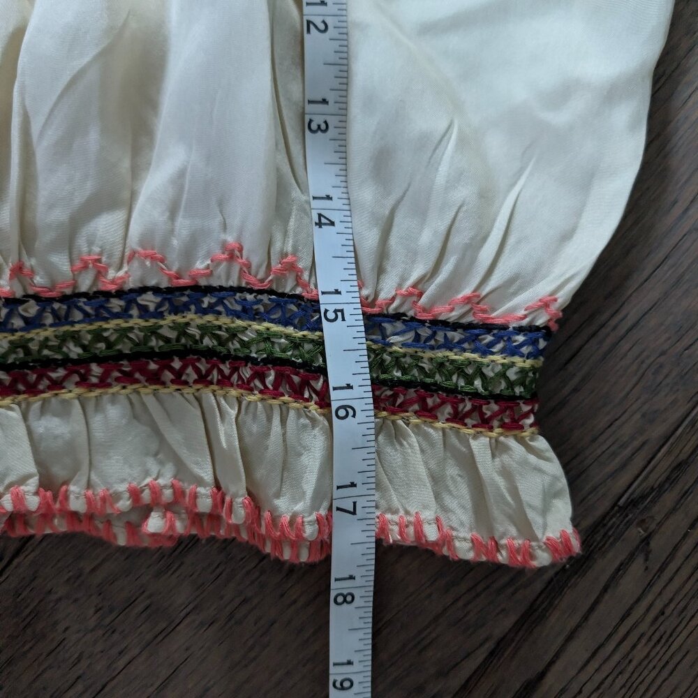 Doen Antonella Blouse - Rare Cream / Rainbow Colorway - Picture 4 of 6